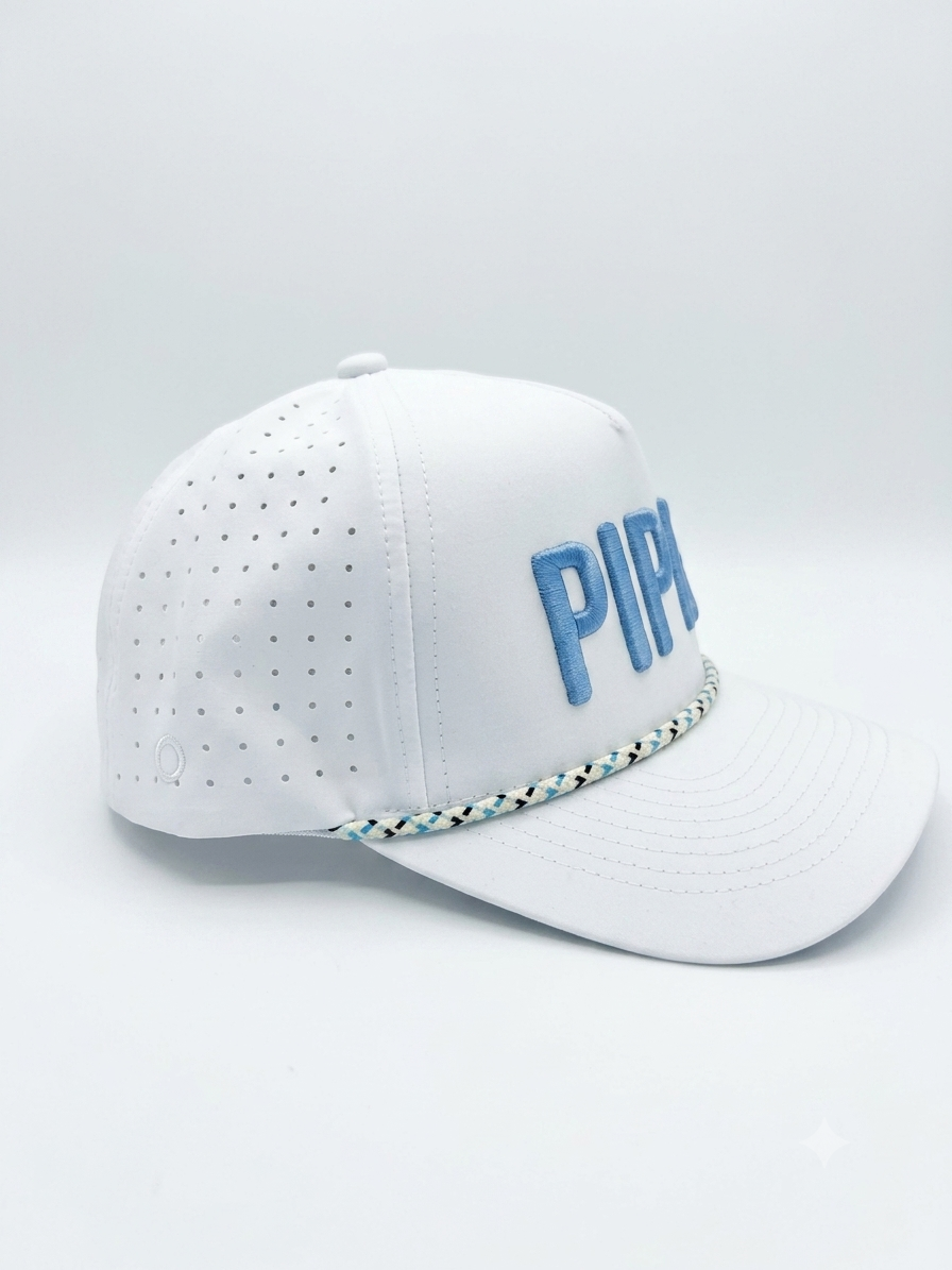 "Birdie Blue" PIPED Hat