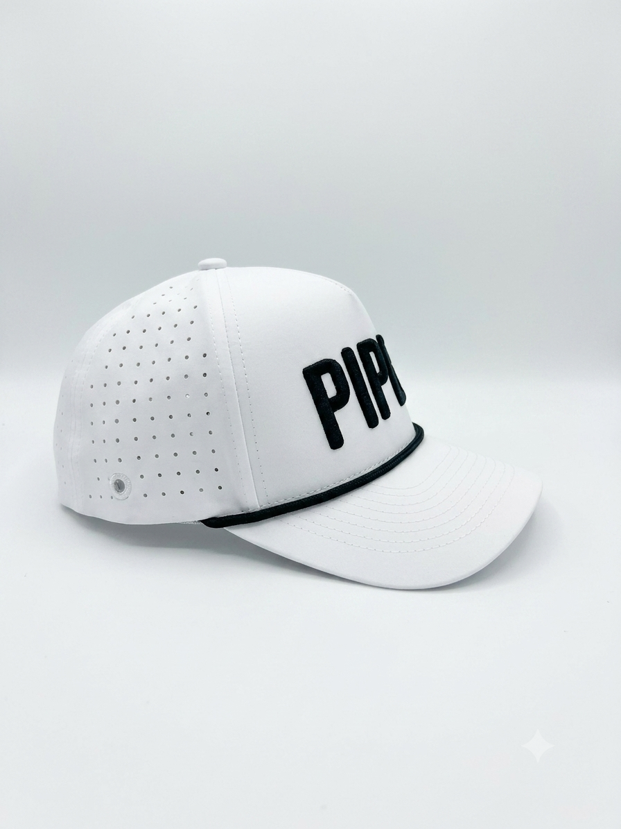 "OG Black" PIPED Hat
